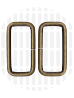 Zipper Zoo ° Passant - Zipper Zoo - 40mm - Brons (per 2 stuks)