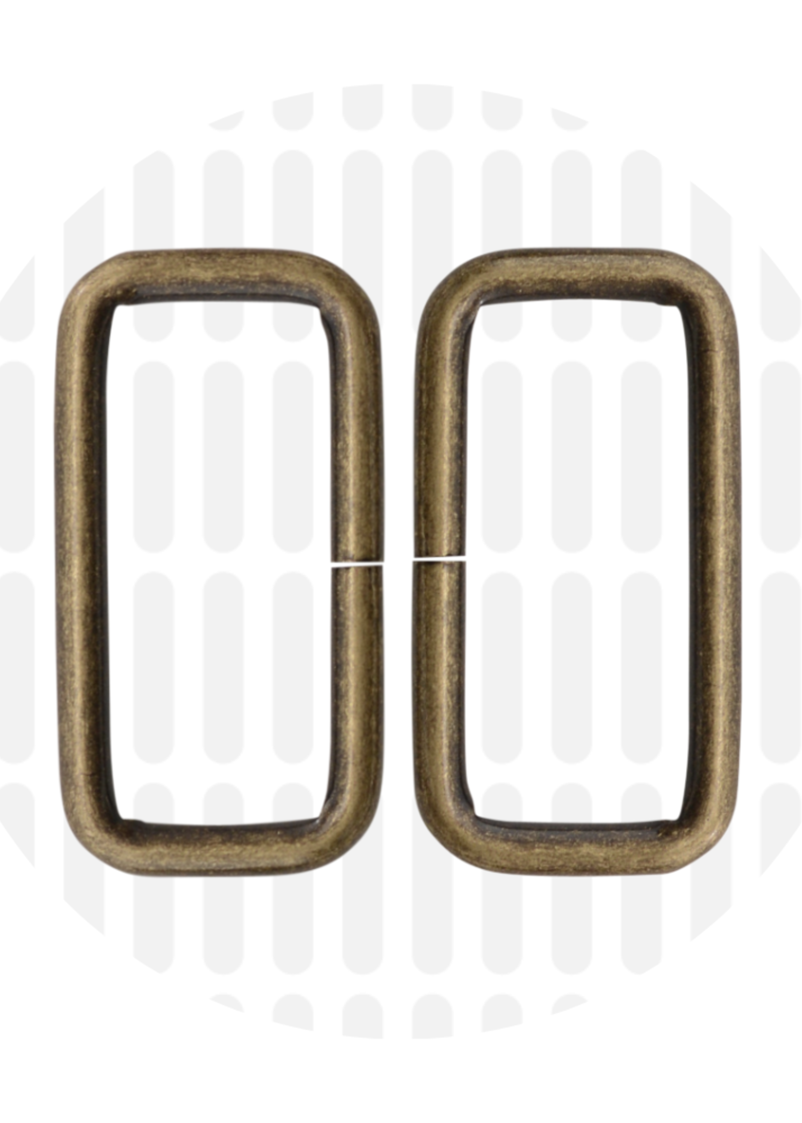 Zipper Zoo ° Passant - 40mm - Brons (per 2 stuks)