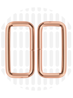 Zipper Zoo ° Passant - Zipper Zoo - 40mm - Rosé (per 2 stuks)