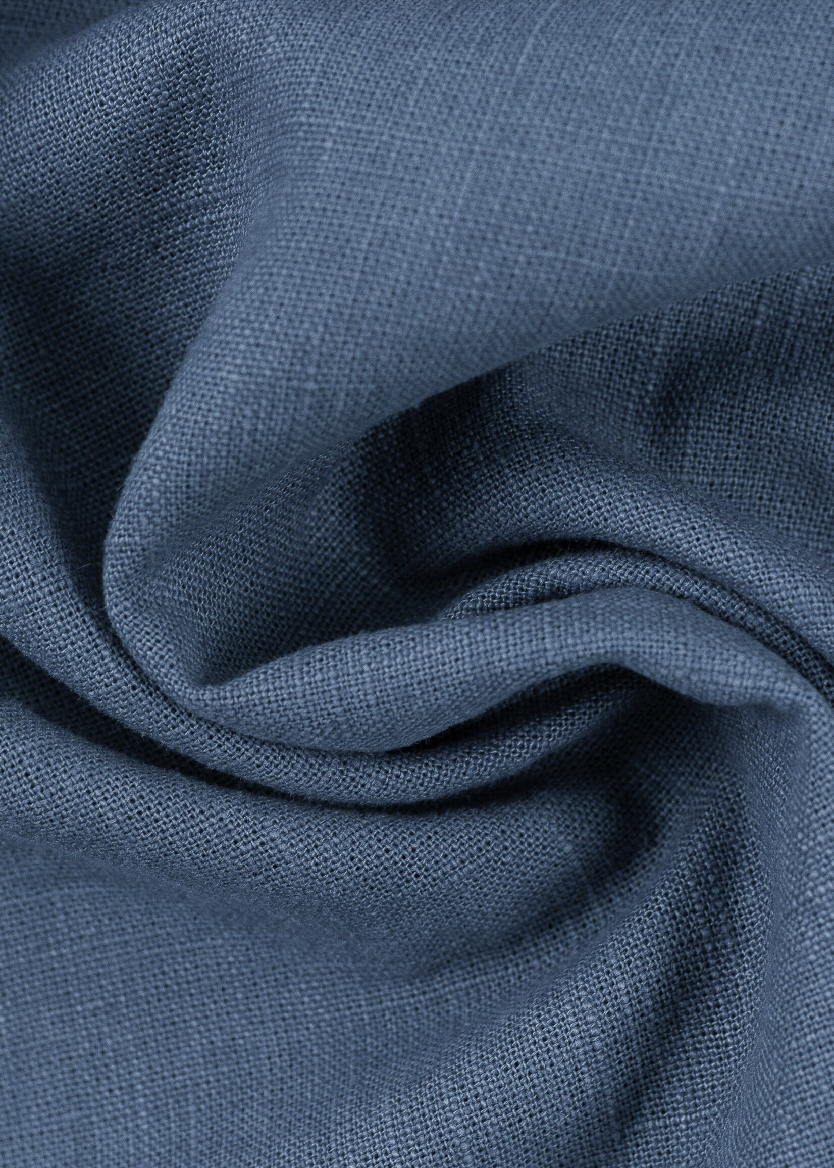 ° Stof Linnen Blend - Blauw