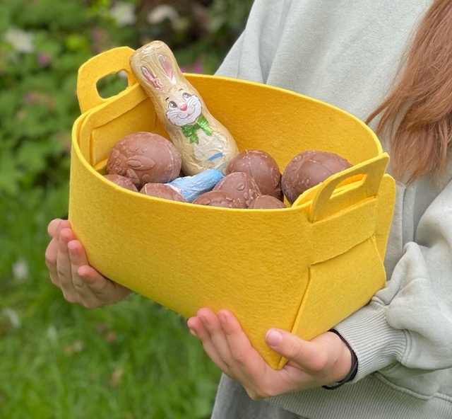 Gratis patroon voor mandje in vilt