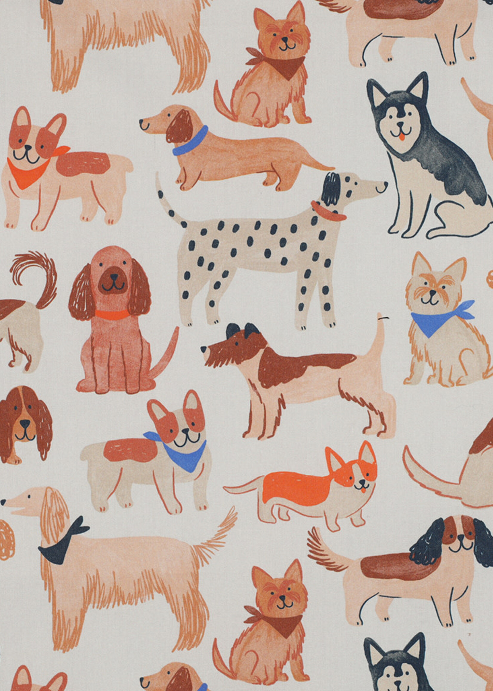 Poppy ° Stof Katoen - POPPY - Dogs