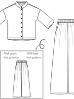 Bel'Etoile ° Naaipatroon - Bel'etoile - KIKI Broek & Blouse (dames & tieners)