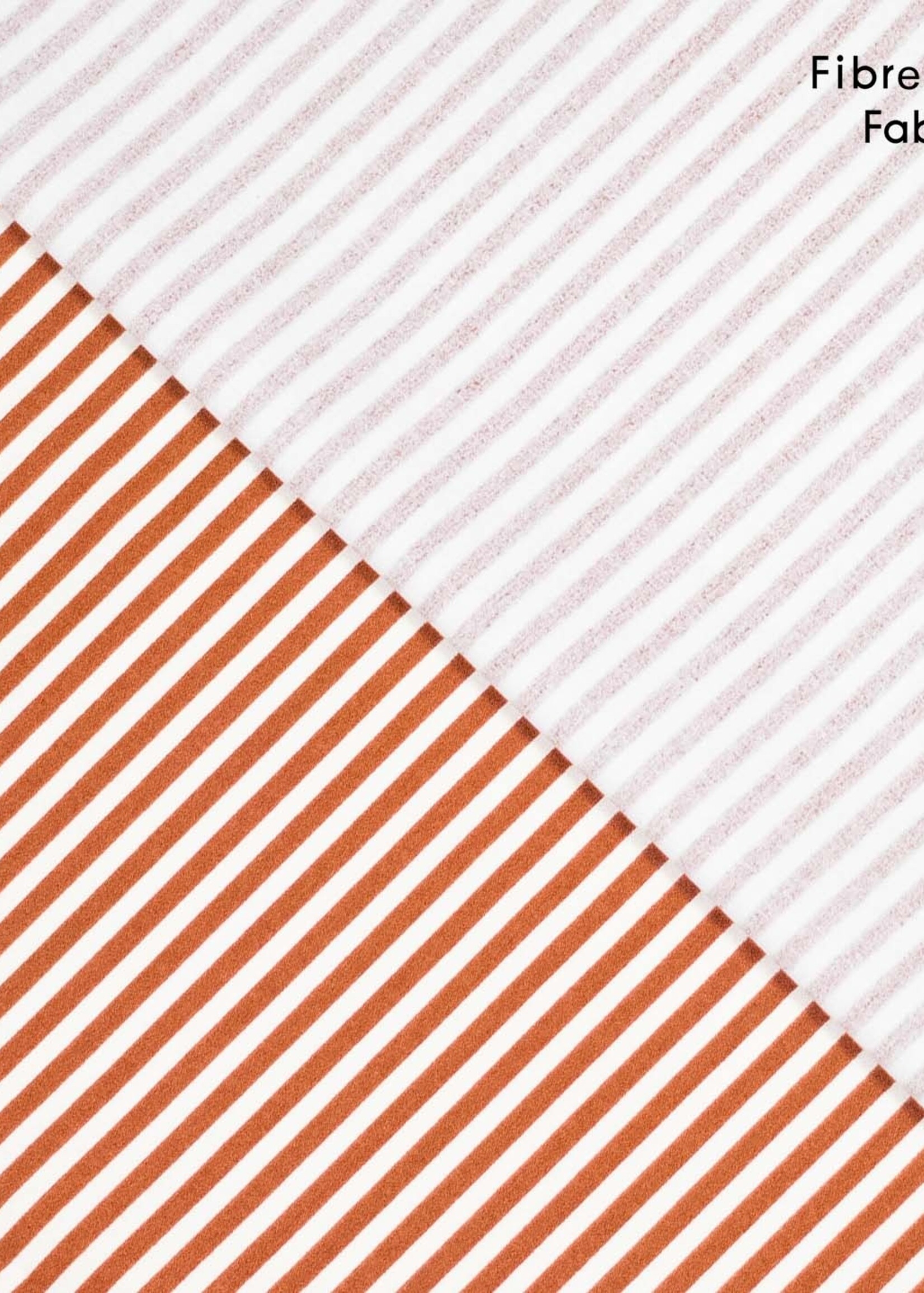 Fibre Mood ° Stof Katoen - Fibre Mood - SOLARIS - Brown & White
