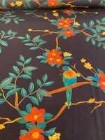 Comme ça ° Stof Viscose Tricot - Comme ça (deadstock) - Tropical Birds