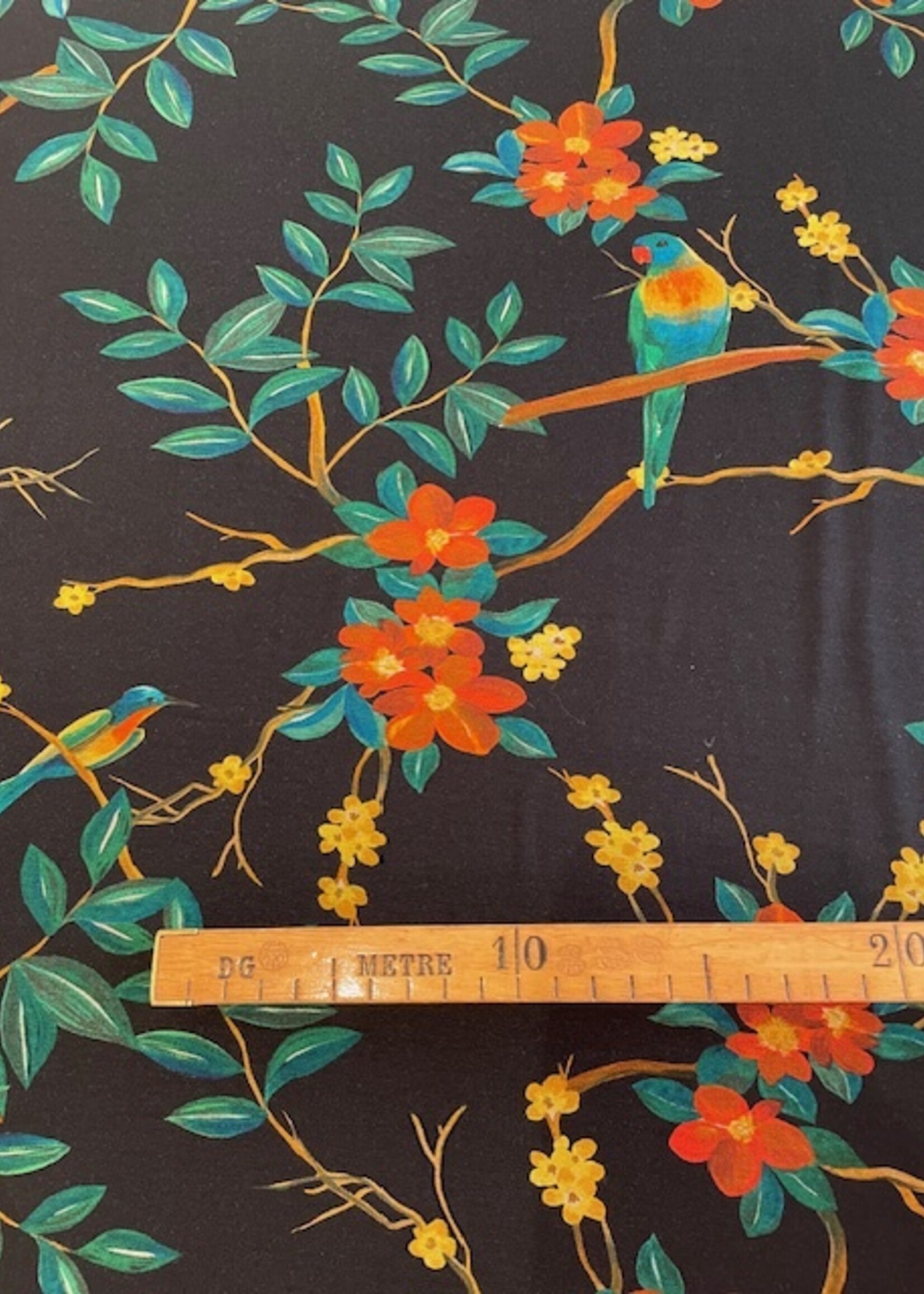 Comme ça ° Stof Viscose Tricot - Comme ça (deadstock) - Tropical Birds