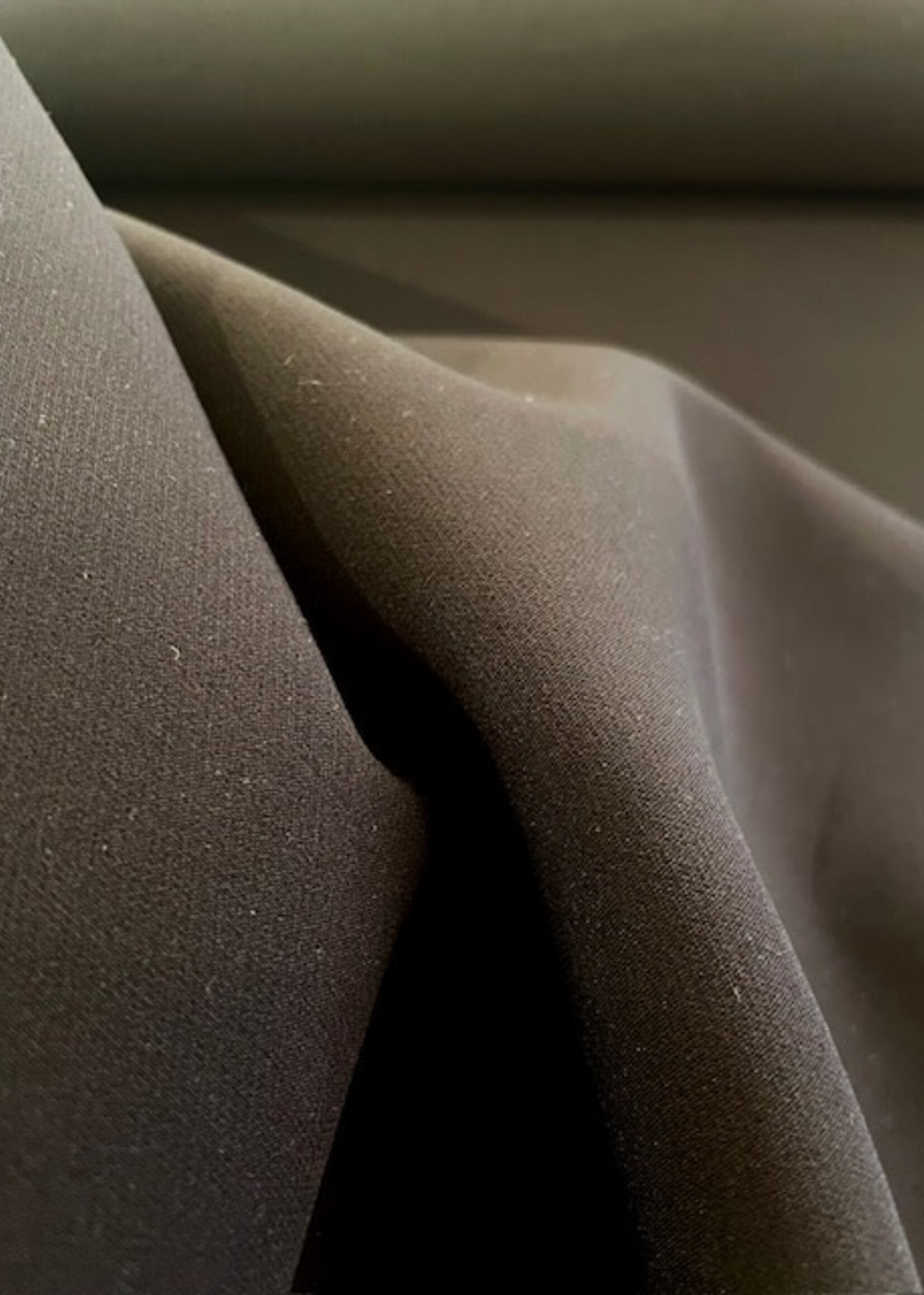 ° Stof Traveler Broekenstof - Crepe - Zwart