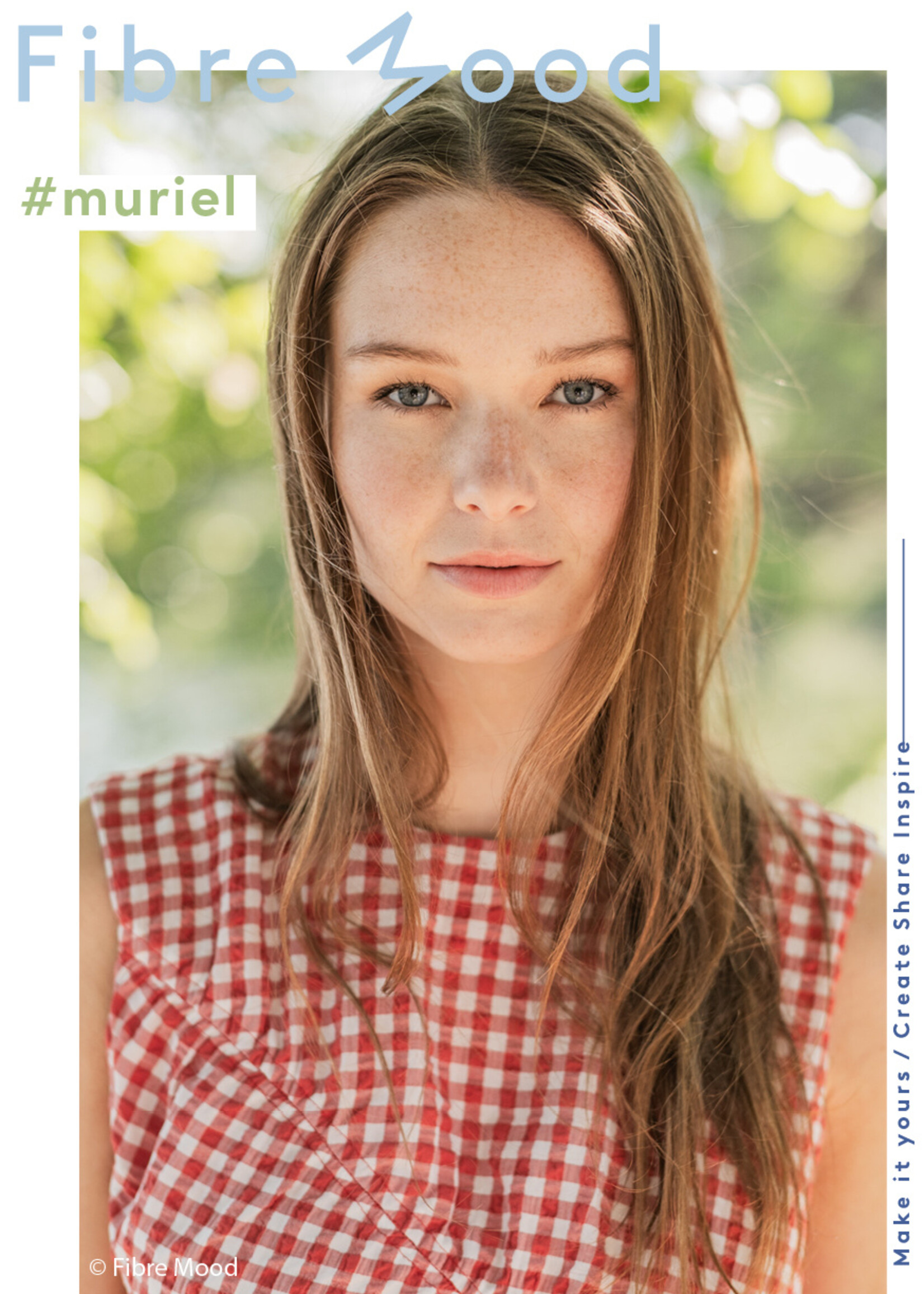 Fibre Mood ° Stof Seersucker - Fibre Mood - MURIEL - Red & White