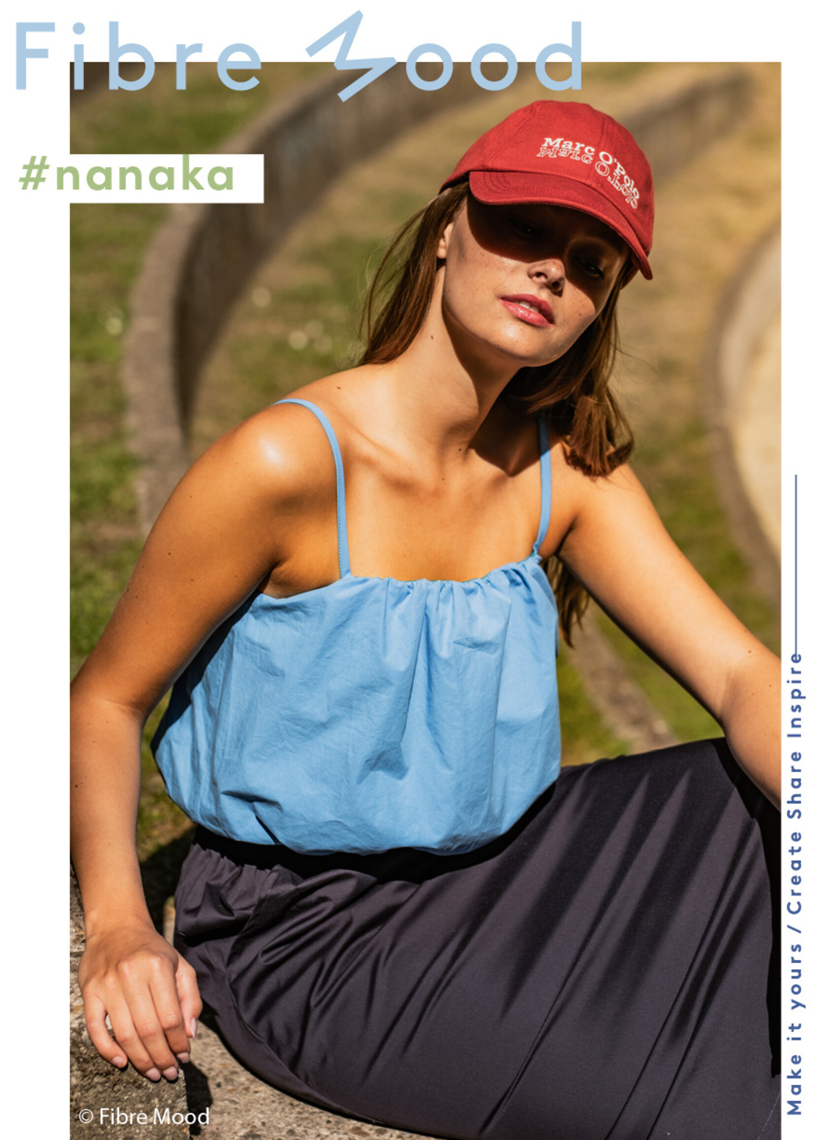 Fibre Mood ° Stof Stone Washed Katoen - Fibre Mood - TASHA & TESNI - Blauw