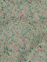 Poppy ° Stof Teddy - POPPY - Speckles Green & Pink