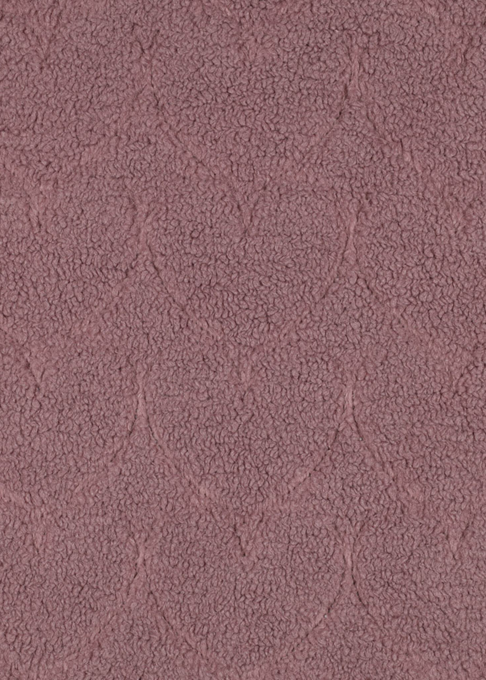 ° Stof Teddy - Hearts - Mauve