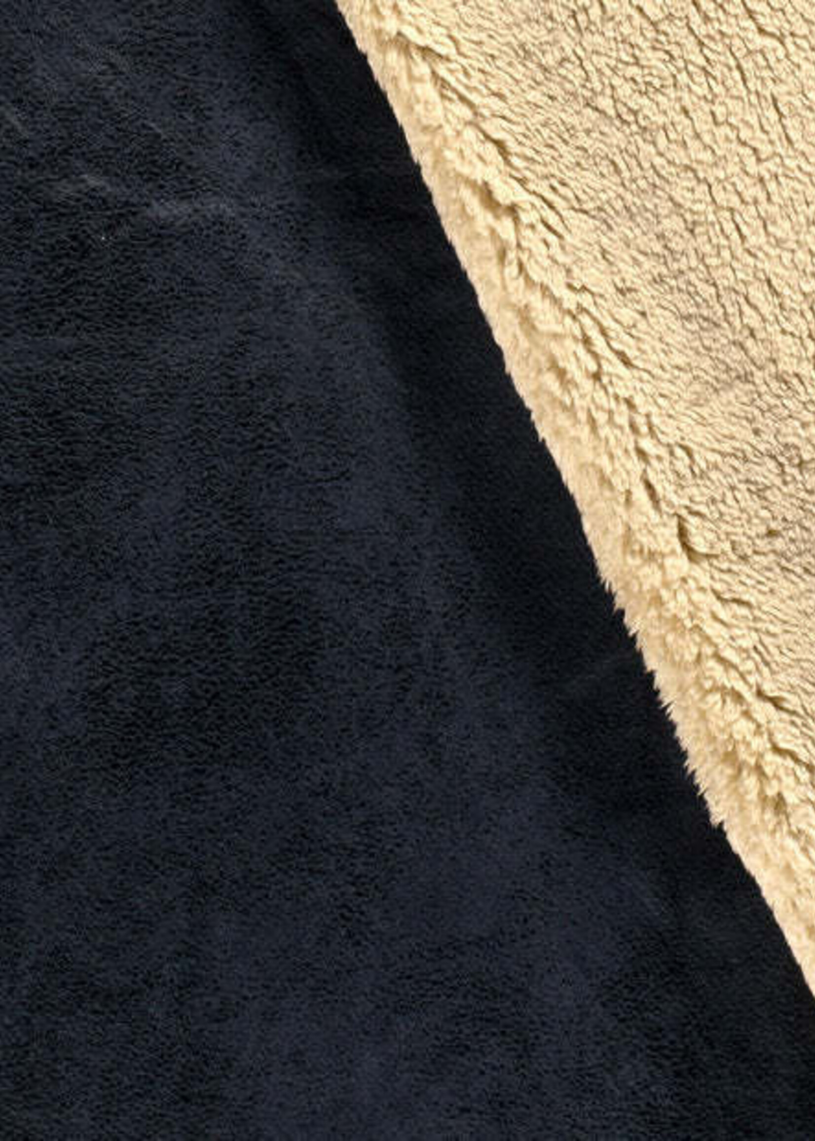 ° Stof Lammy - Blauw & Ecru