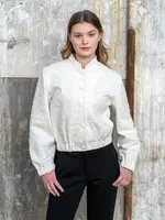 ° Stof Heavy Knit - Gebroken Wit