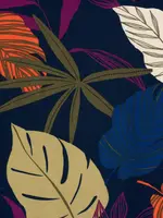 ° Soepelvallende Stof - Ottoman Flowers