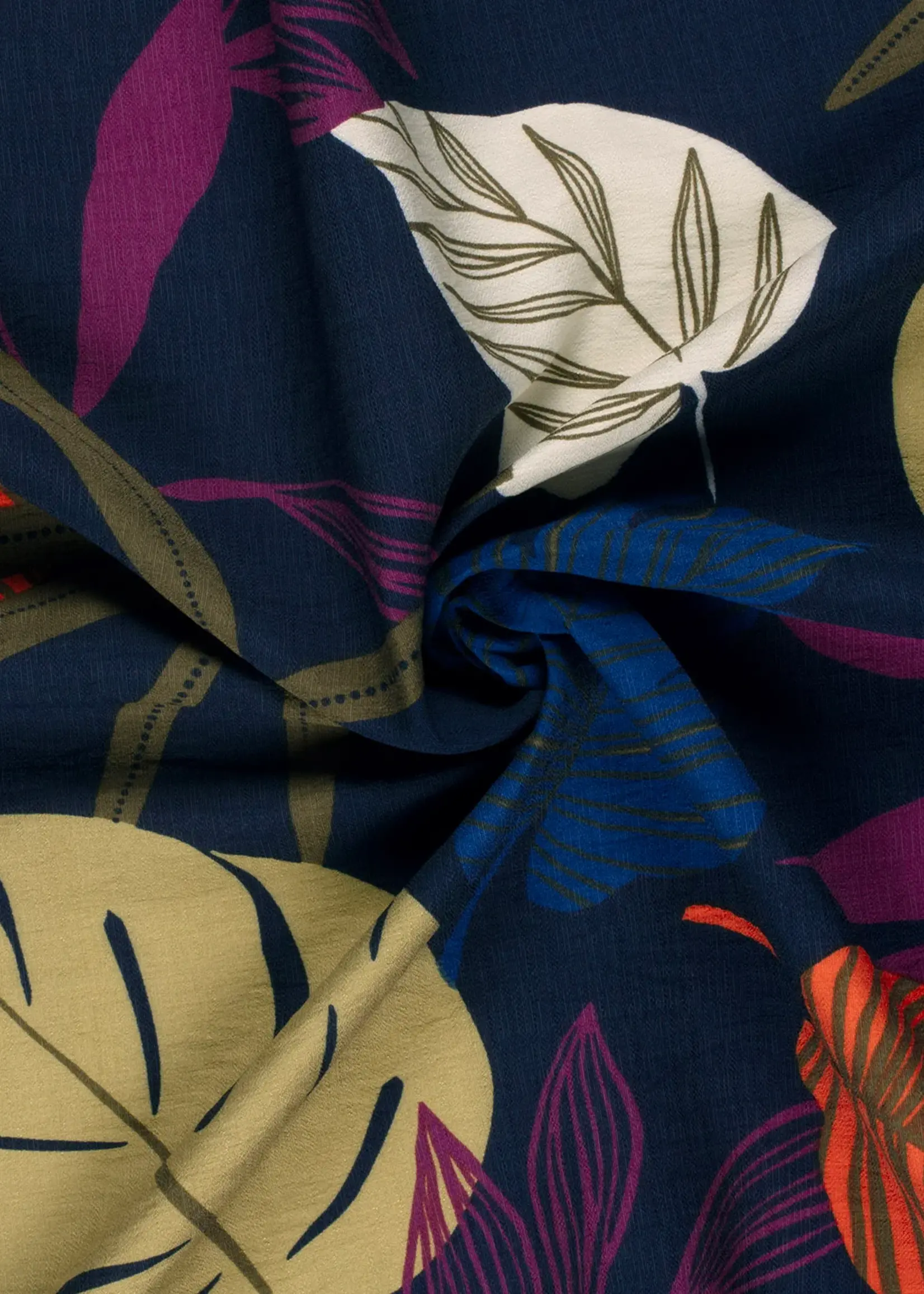 ° Soepelvallende Stof - Ottoman Flowers