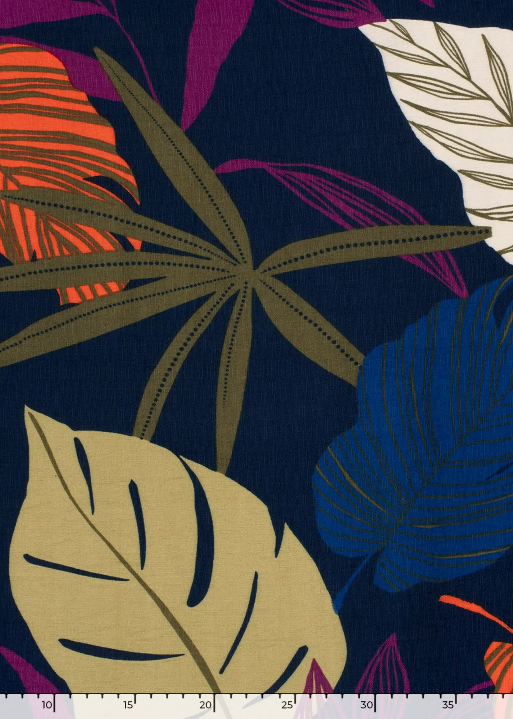 ° Soepelvallende Stof - Ottoman Flowers