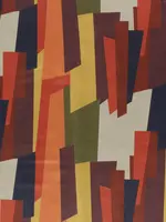 °. Stof Suede - Blocks - Brique