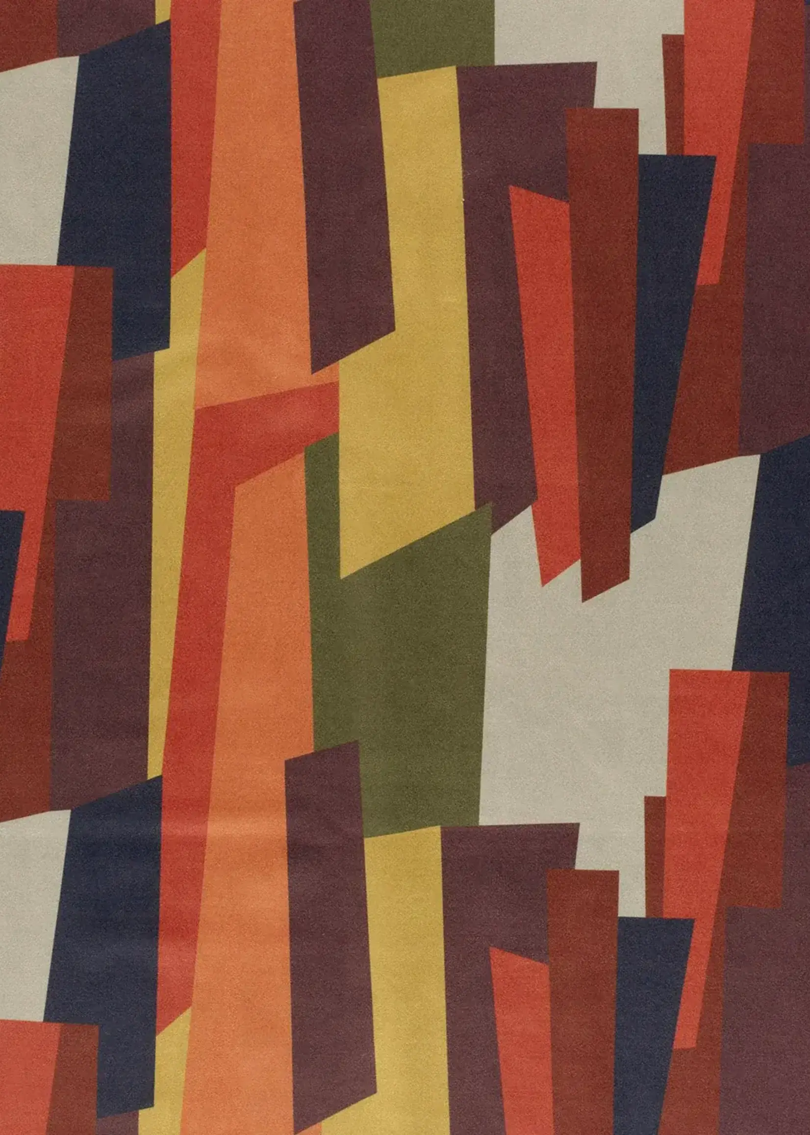 °. Stof Suede - Blocks - Brique
