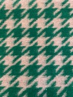 ° Mantel/Truienstof - Pied de Poule - Groen