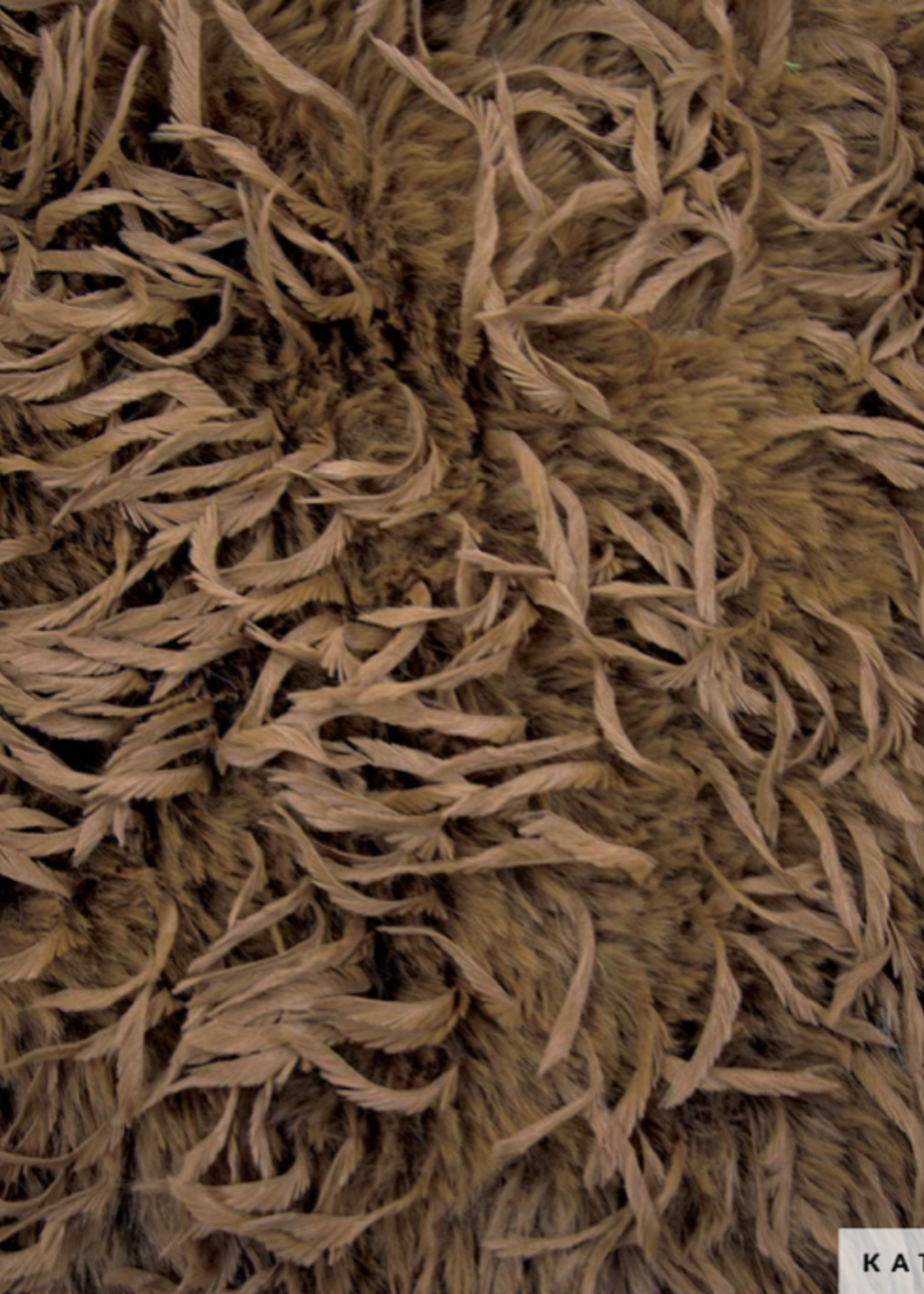 Katia ° Stof Feather Hair Vegan Fur - KATIA Fabrics - Camel
