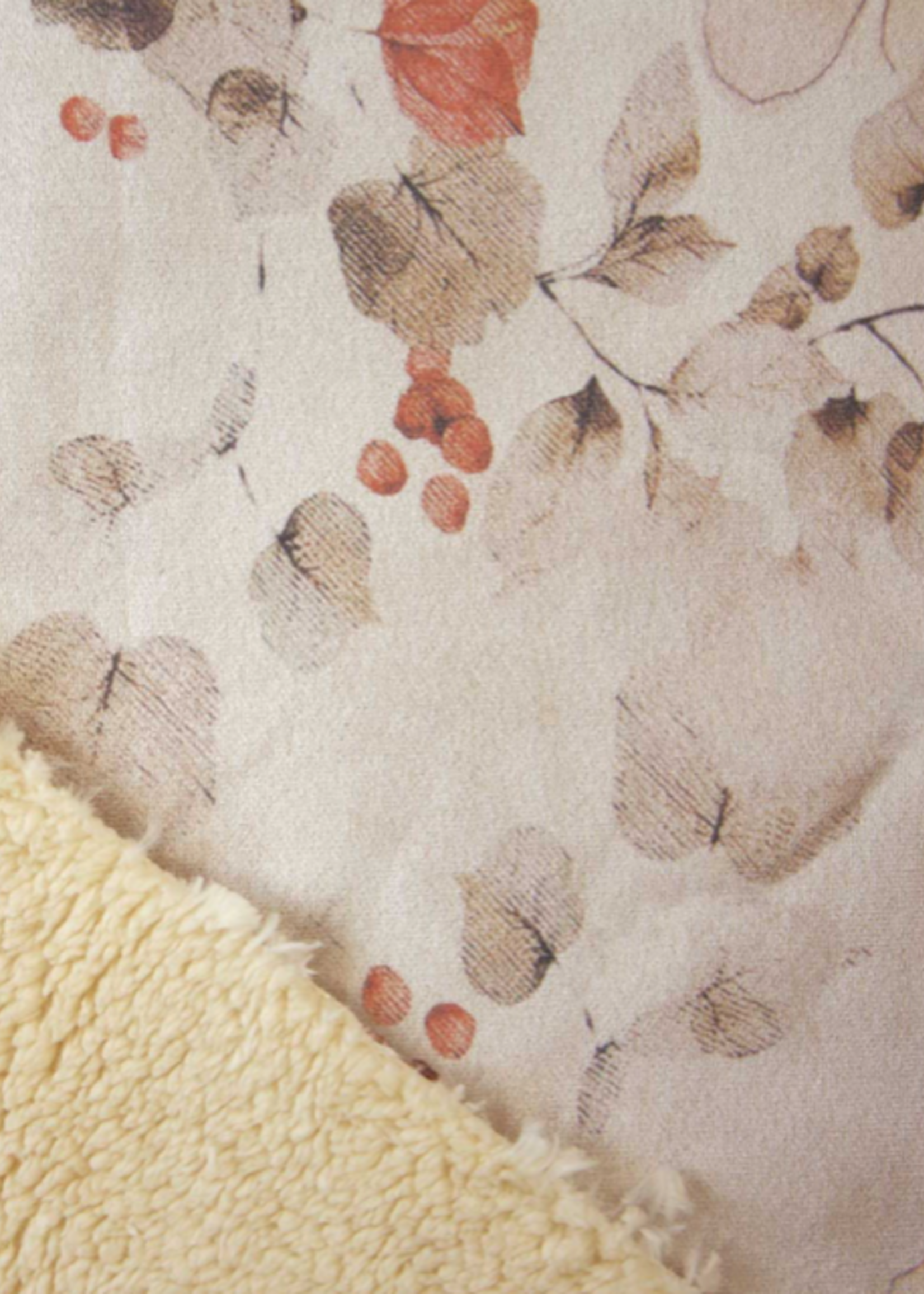 Katia ° Stof Dubbelzijdige Suède met Schapenvacht - KATIA Fabrics - Joplin Cream