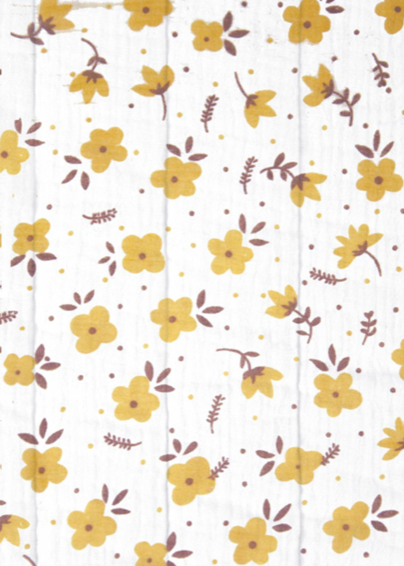 Katia ° Gewatteerde Quilted Double Gauze Stof - KATIA Fabrics - Reindeer Flowers