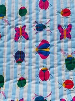 ° Stof Gewatteerd Quilted - Double Face - Insects