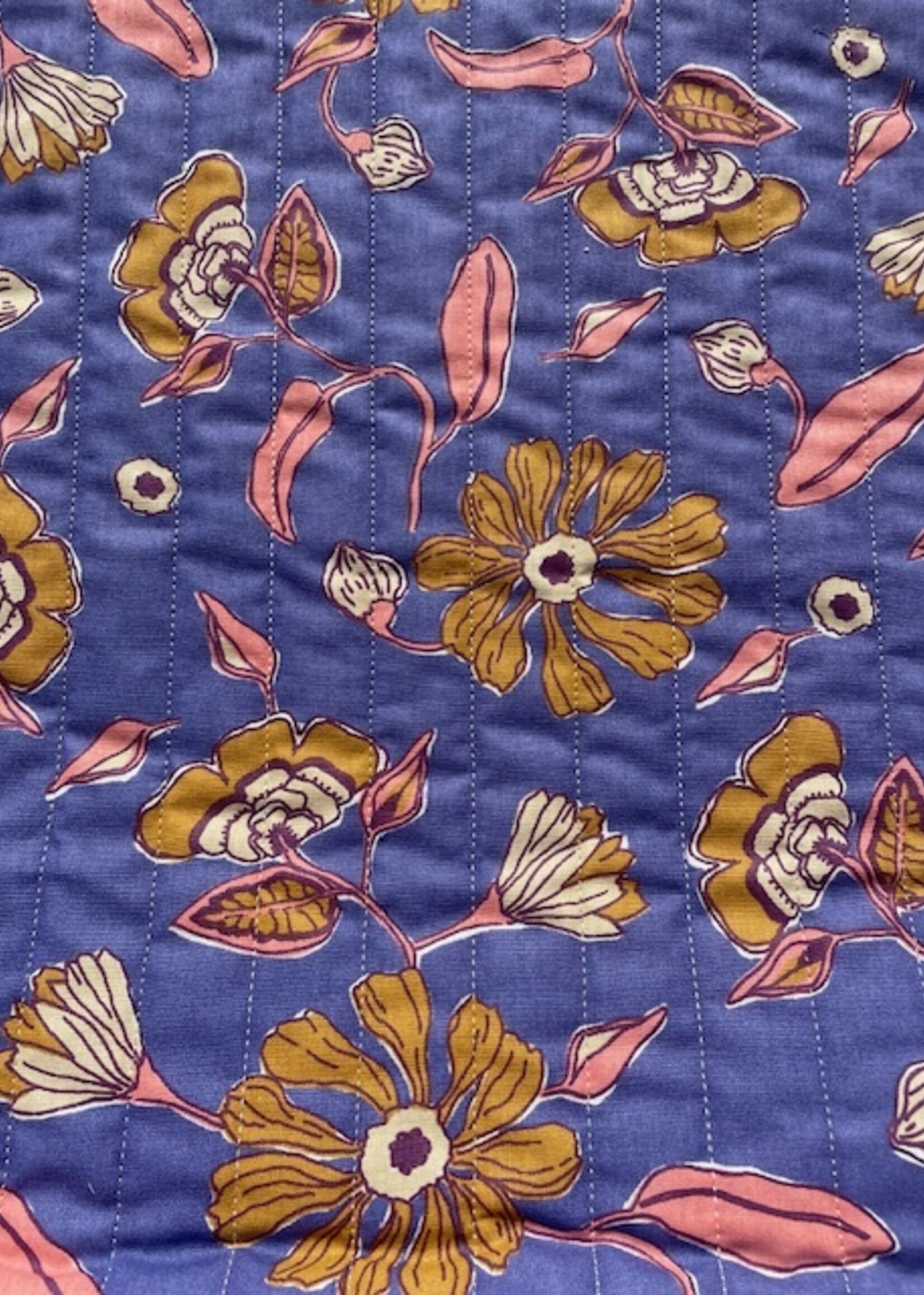 ° Stof Gewatteerd Quilted - Double Face - Flowers