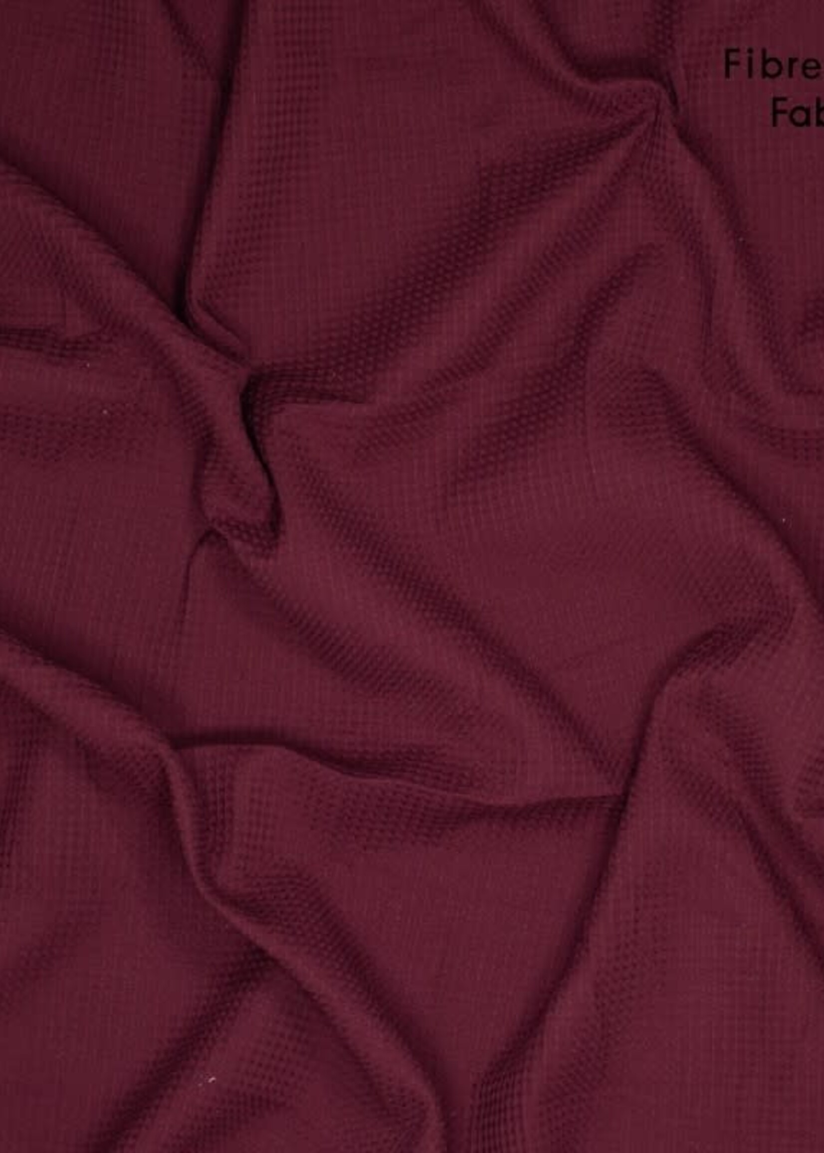 Fibre Mood ° Stof Wafelkatoen - FIBRE MOOD - ELIF - Aubergine
