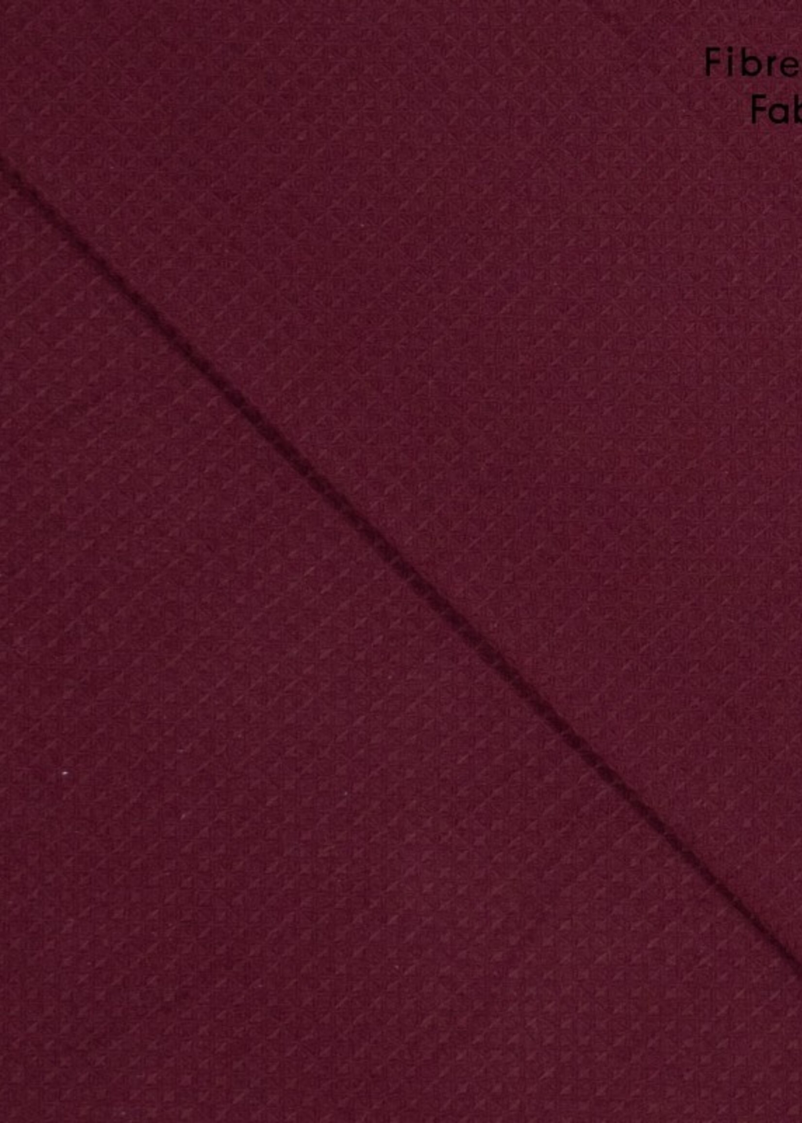 Fibre Mood ° Stof Wafelkatoen - FIBRE MOOD - ELIF - Aubergine