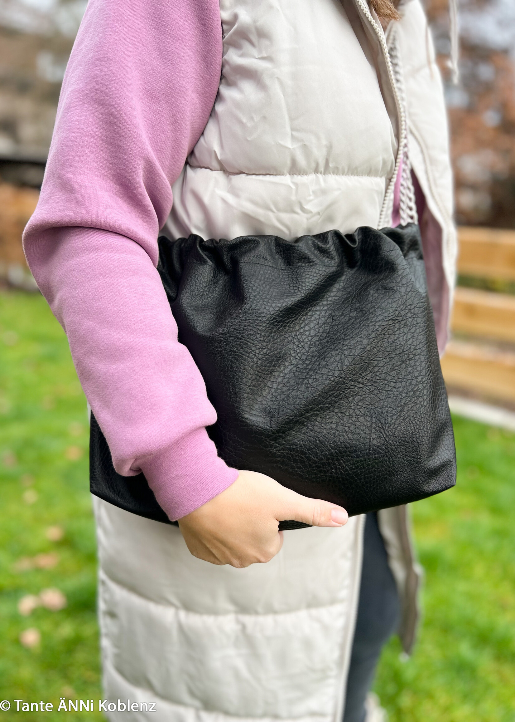 ° Stof Kunstleder / Faux Cuir / Fake Leather - Zwart