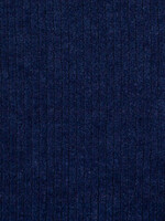 ° Stof Stretch Ribvelours / Corduroy (tricot) - Donkerblauw