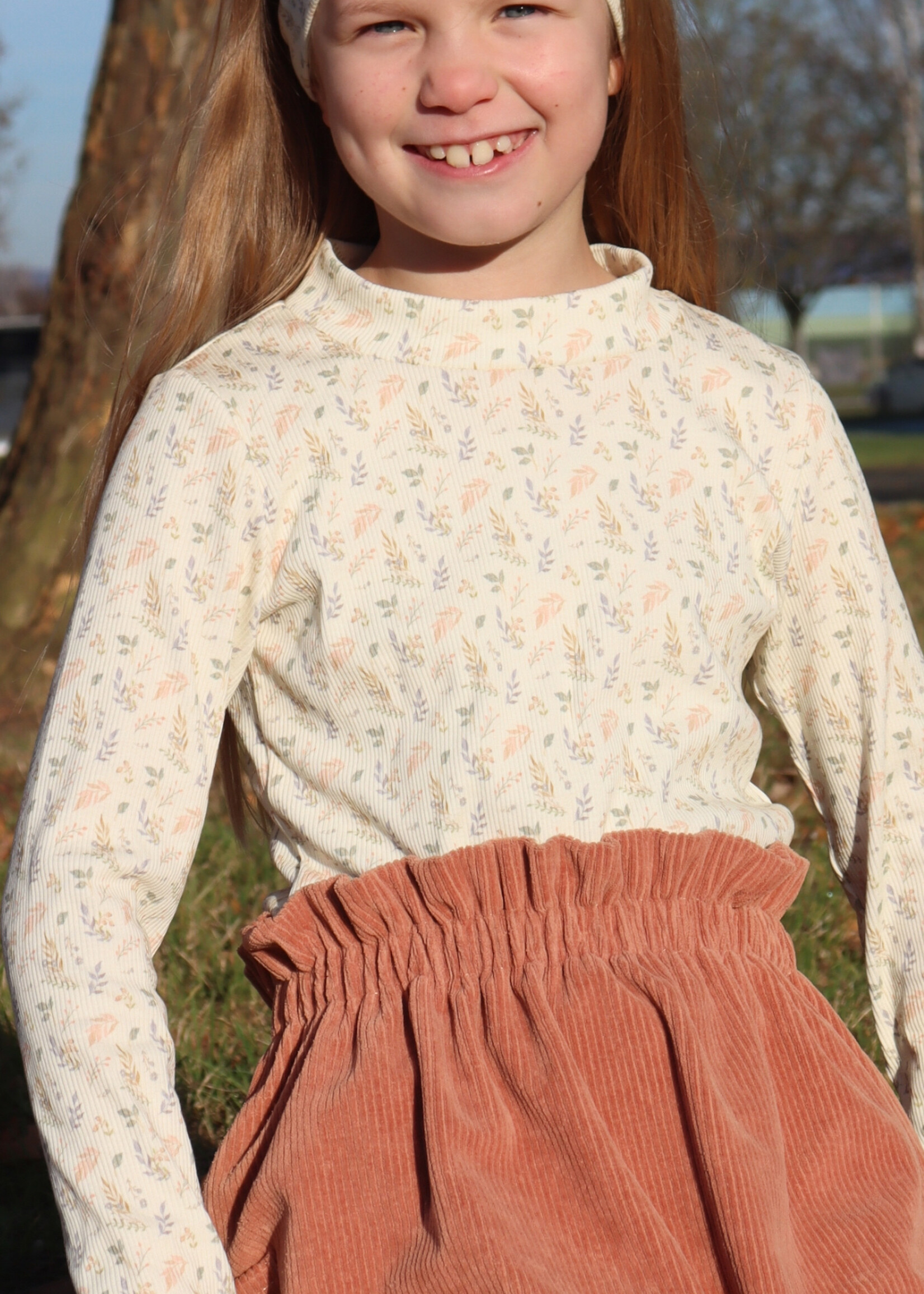 ° Stof Stretch Ribvelours / Corduroy (tricot) - Terra Roze