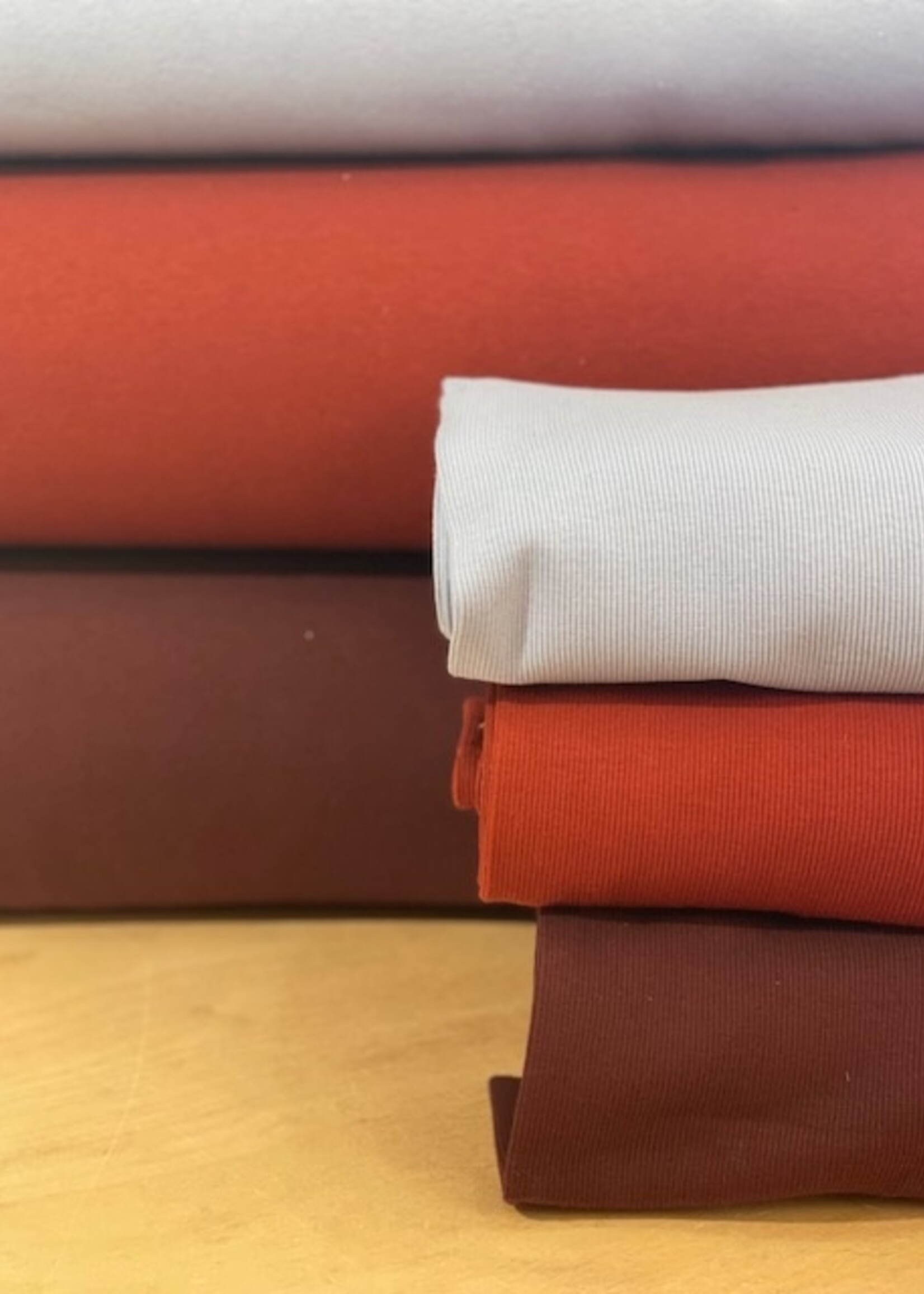 Fibre Mood ° Stof Jogging Sweater - FIBRE MOOD - FRITZI-ARYA-BOREAL - Aubergine