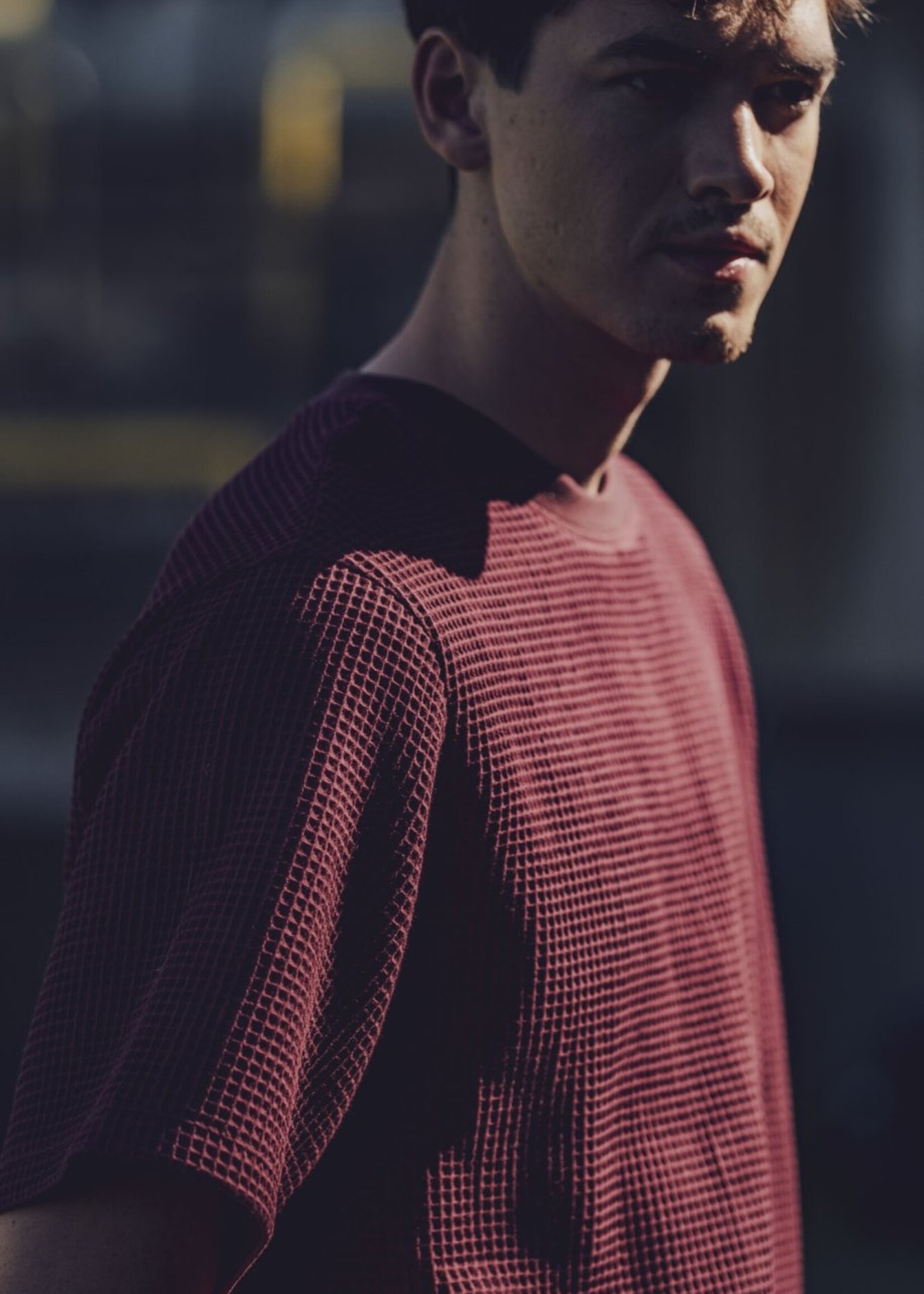 Fibre Mood ° Stof Wafelkatoen - FIBRE MOOD - ELIF - Aubergine