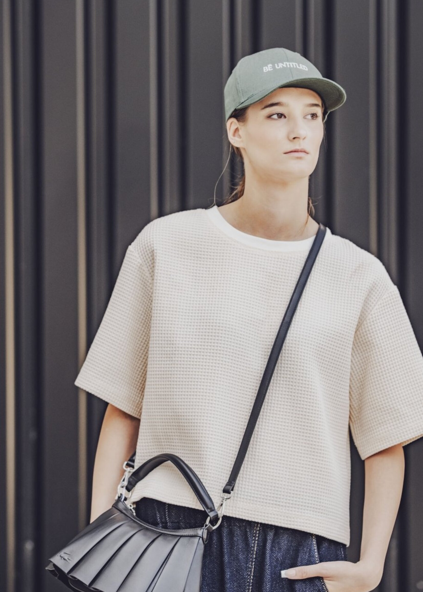 Fibre Mood ° Stof Wafelkatoen - FIBRE MOOD - ELIF/CARMEL - Licht Beige