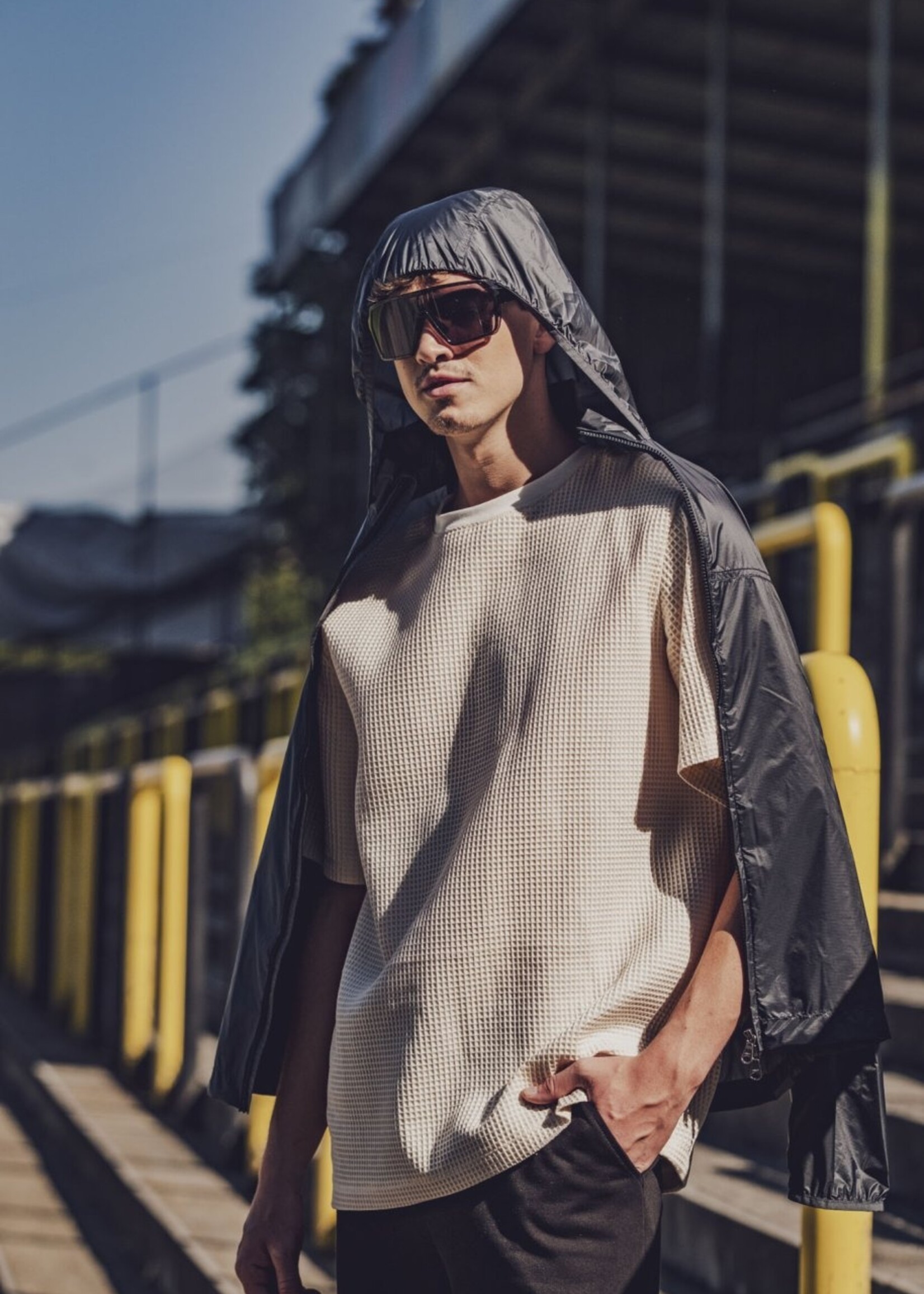 Fibre Mood ° Stof Wafelkatoen - FIBRE MOOD - ELIF/CARMEL - Licht Beige