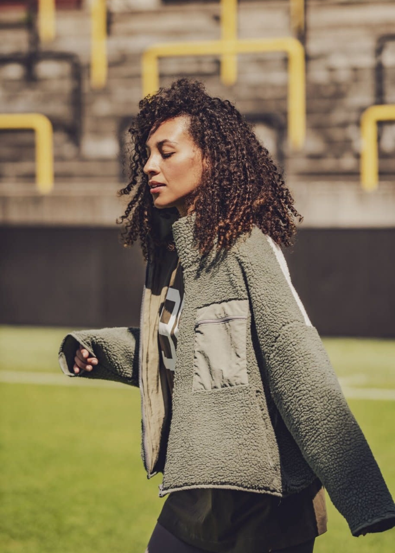 Fibre Mood ° Stof Teddy - FIBRE MOOD - RAYA Groen