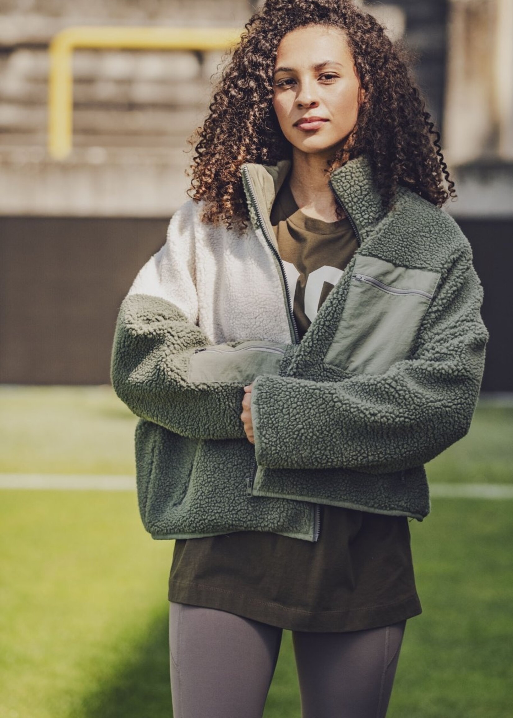 Fibre Mood ° Stof Teddy - FIBRE MOOD - RAYA Groen