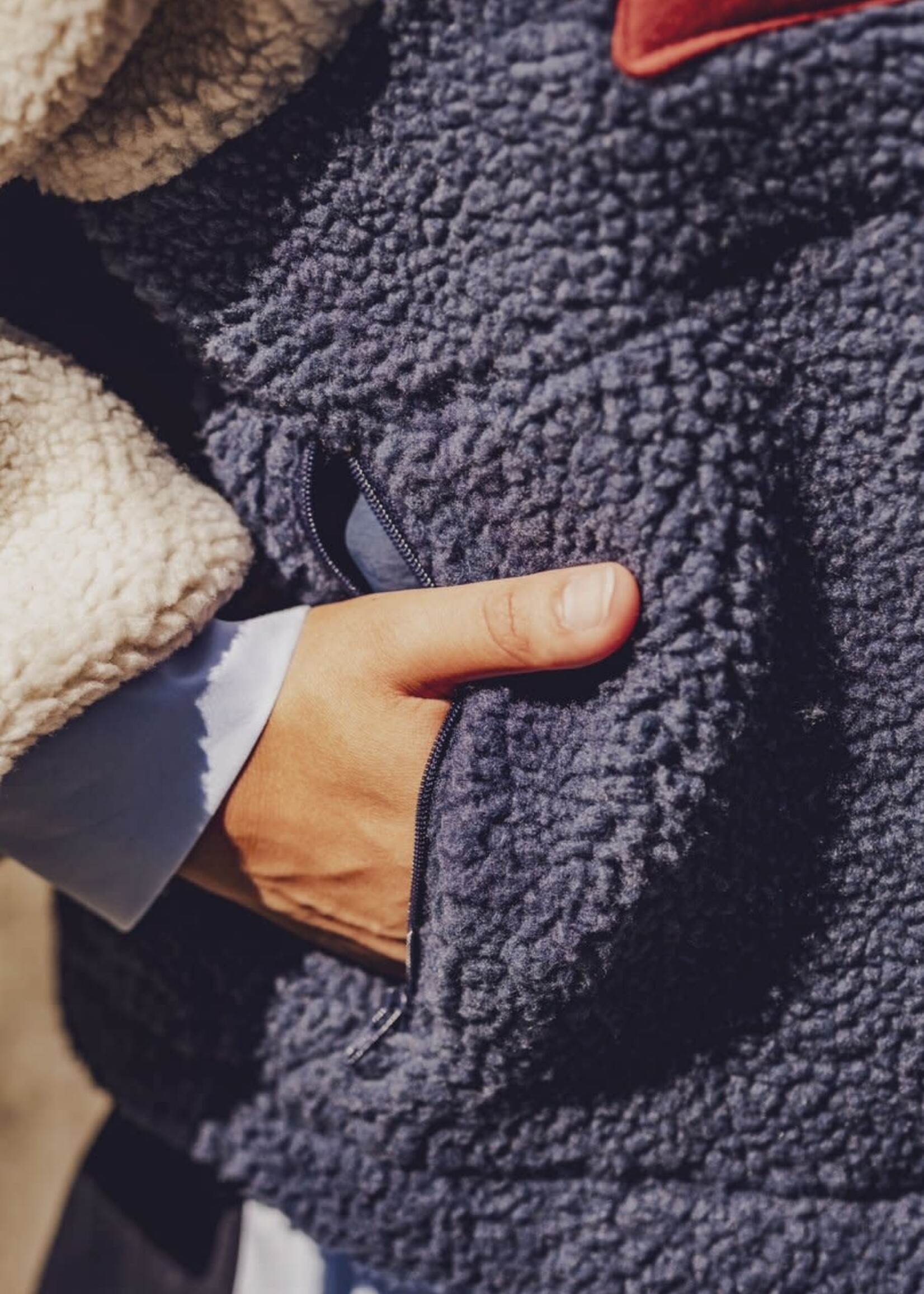 Fibre Mood ° Stof Teddy - FIBRE MOOD - ELAN Blauw