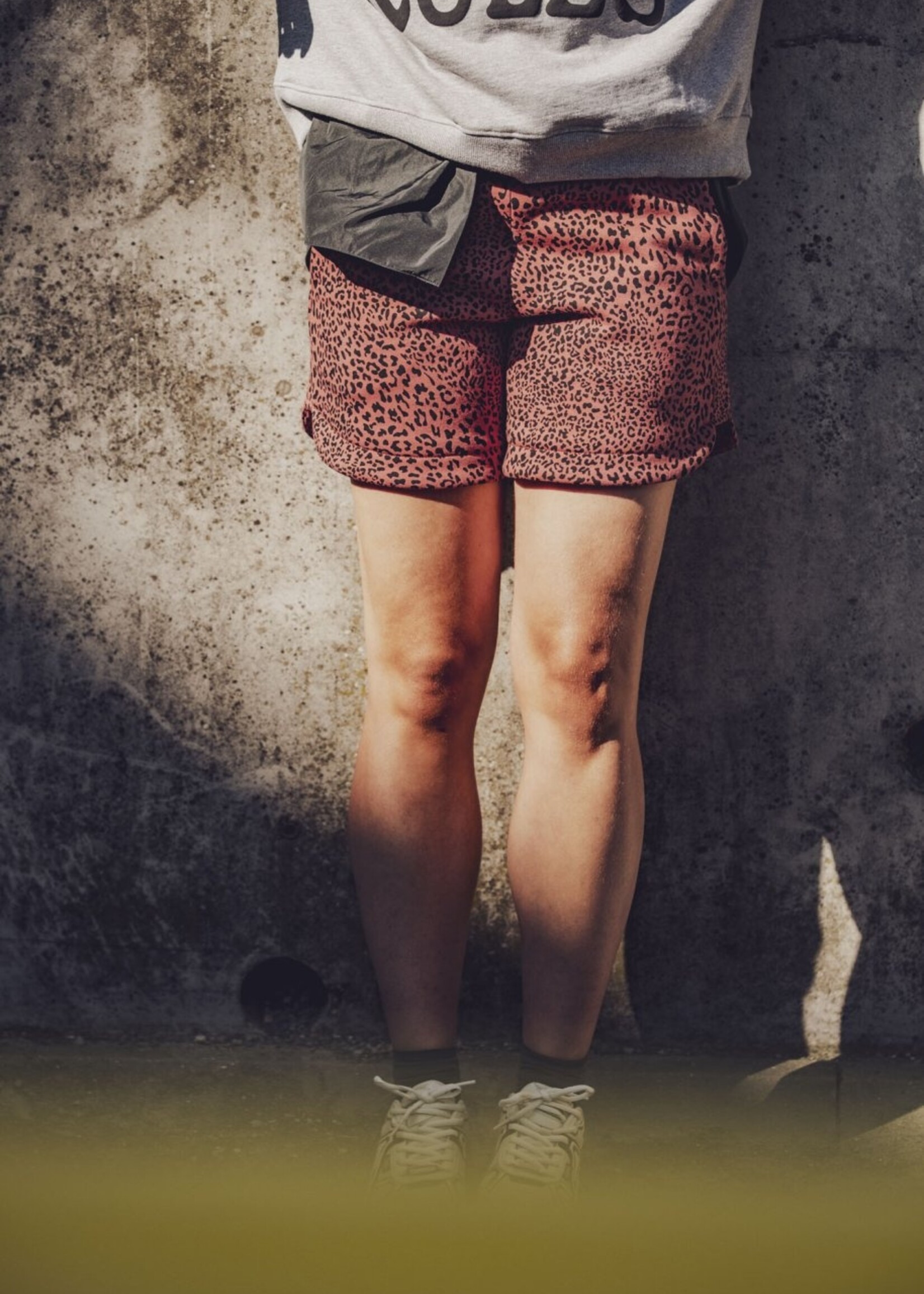 Fibre Mood ° Stof Jogging Sweater - FIBRE MOOD - CARMEL - Leopard