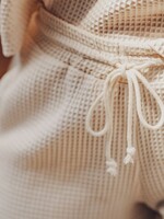 Fibre Mood ° Stof Wafelkatoen - FIBRE MOOD - ELIF/CARMEL - Licht Beige