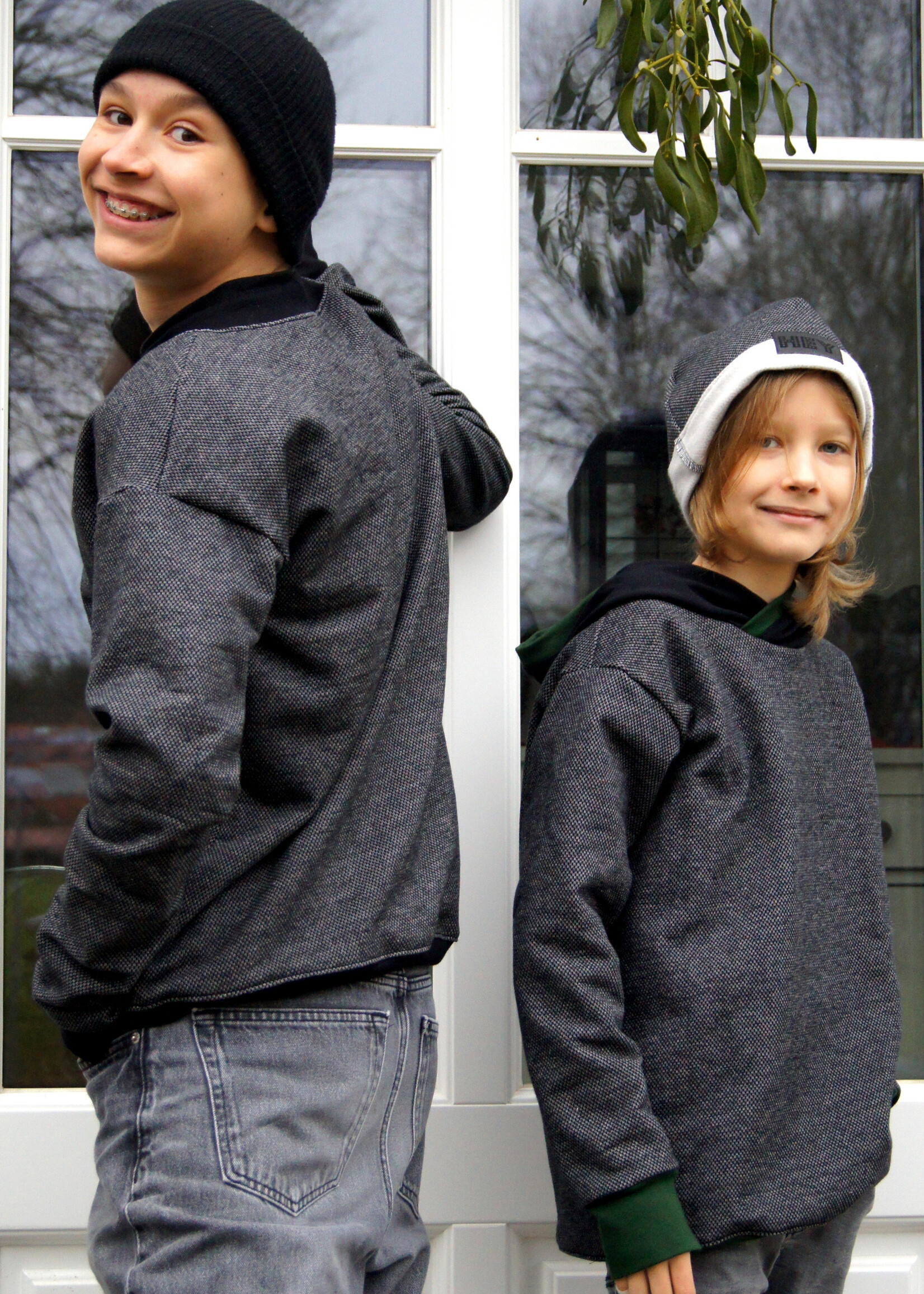 ° Stof Sweater - Skagen - Zwart