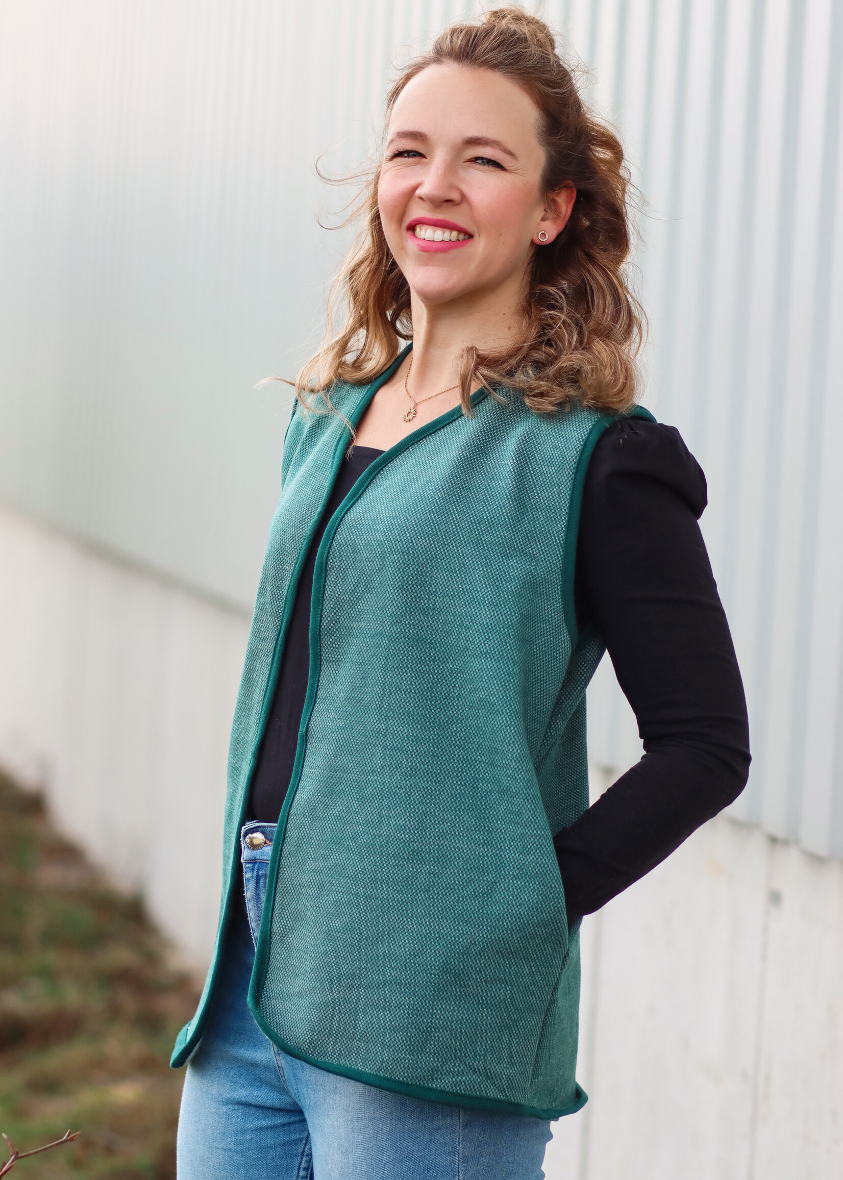 ° Stof Sweater - Skagen - Groen