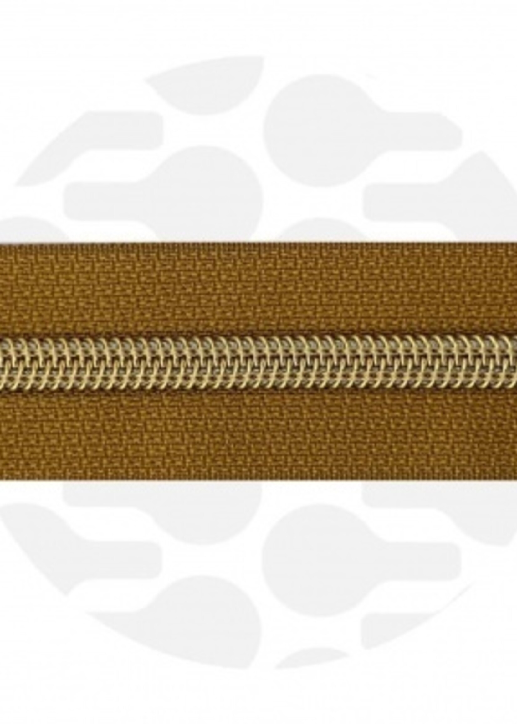 Zipper Zoo ° Spiraalrits - Zipper Zoo - 1 meter - Oker / Goud