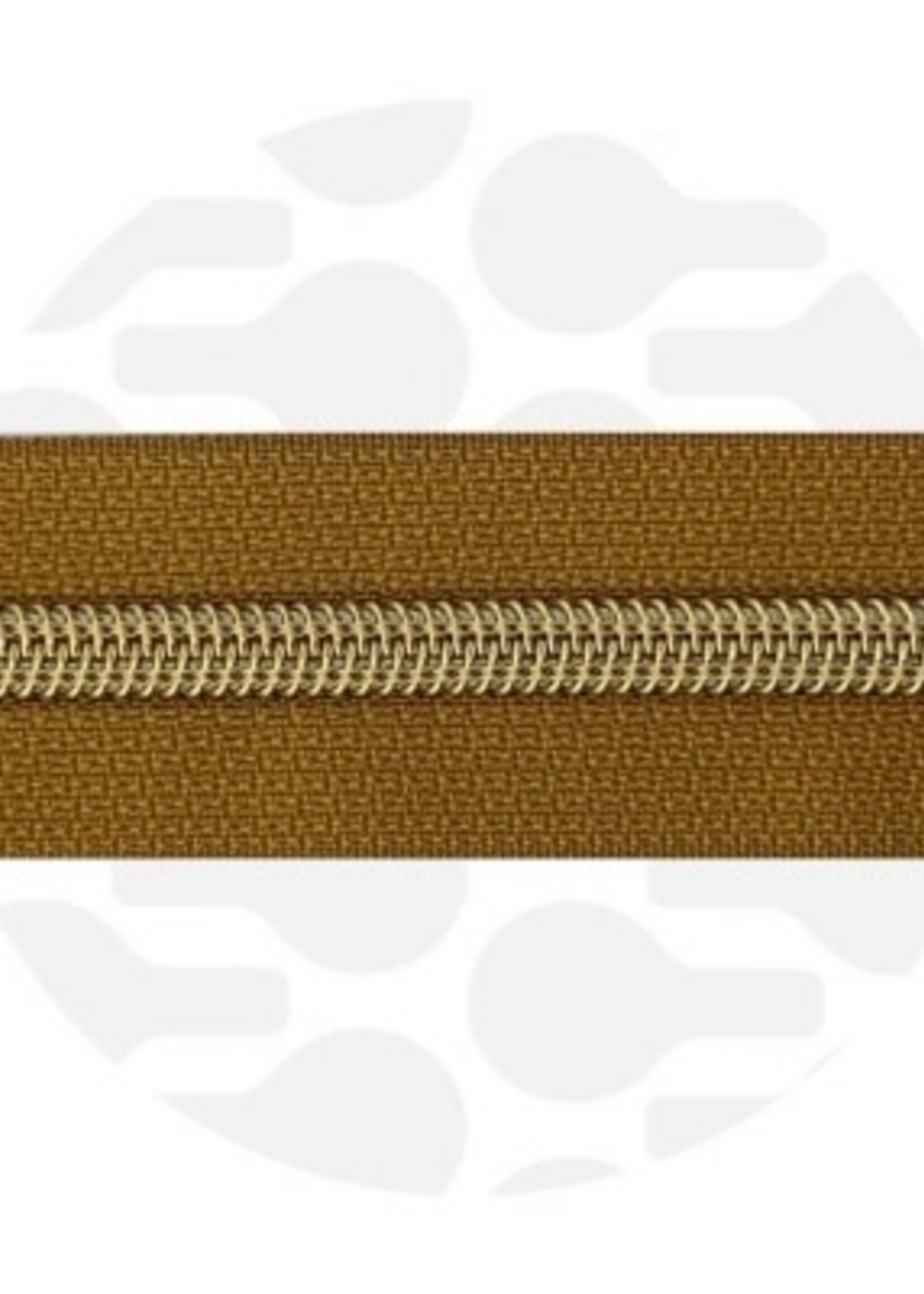 Zipper Zoo ° Spiraalrits - Zipper Zoo - 1 meter - Oker / Goud