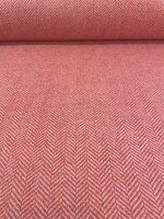 ° Stof Wolmix - Herringbone - Salmon