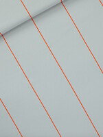 See You at Six ° Stof French Terry - See You at Six - Verticals - Babyblauw