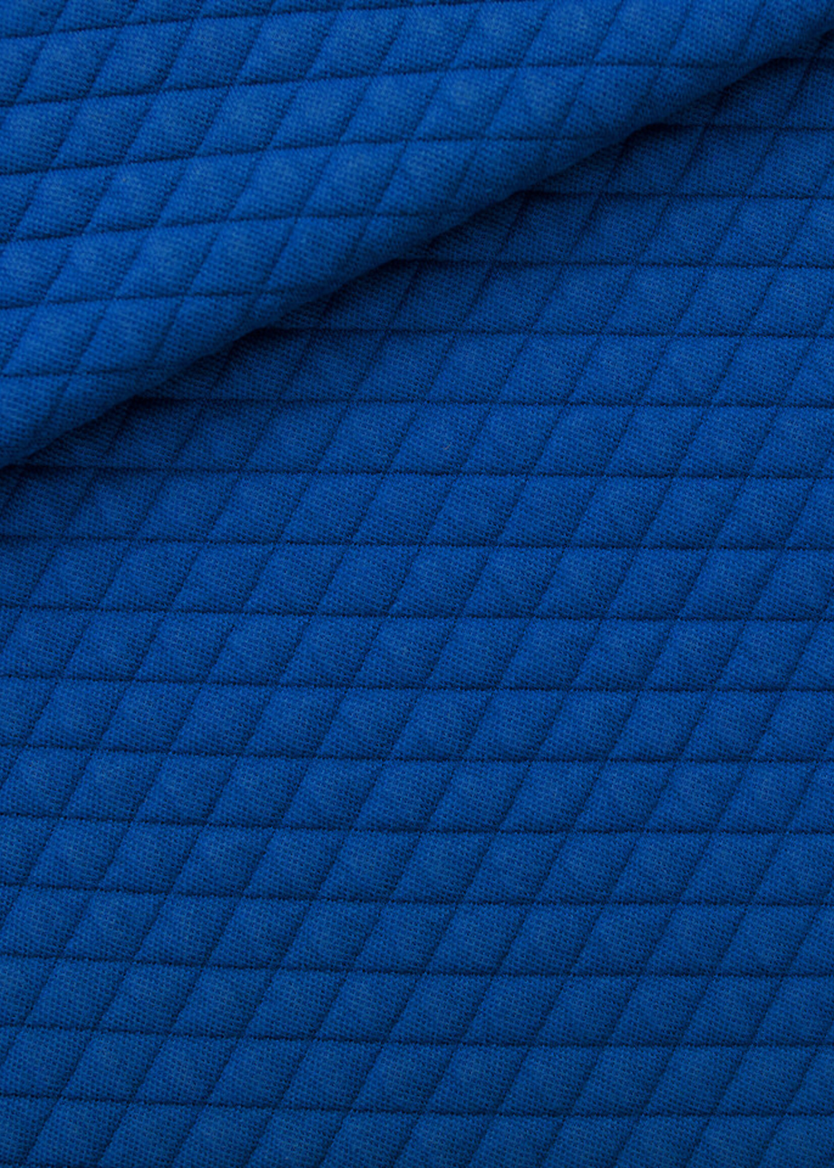 See You at Six ° Stof Matelassé Piqué Tricot - See You at Six - Surf The Web Blue
