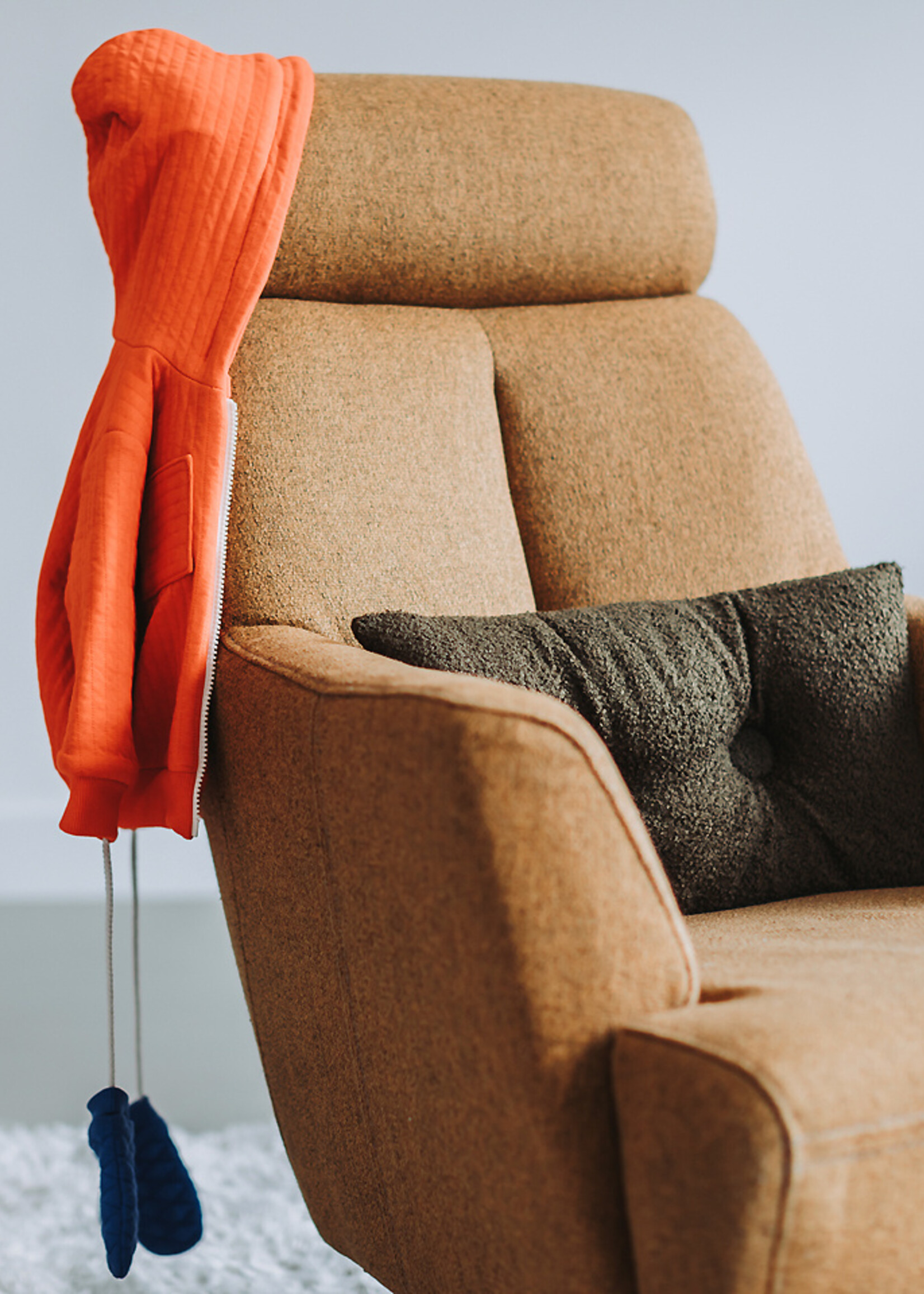 See You at Six ° Stof Matelassé Tricot - See You at Six - Vlamrood